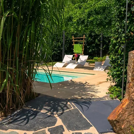 Шале Bamboo-garden Am Hengstberg Bei Dresden Банневиц