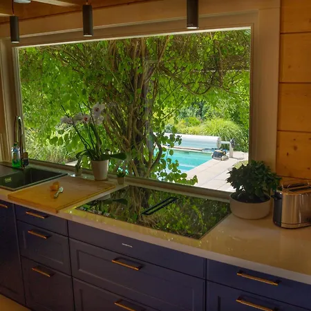 Bamboo-garden Am Hengstberg Bei Dresden Шале Банневиц