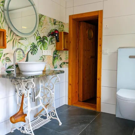 Bamboo-garden Am Hengstberg Bei Dresden Шале *