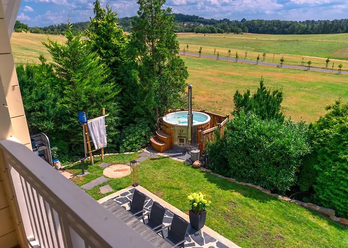 شاليه Bamboo-garden Am Hengstberg Bei Dresden