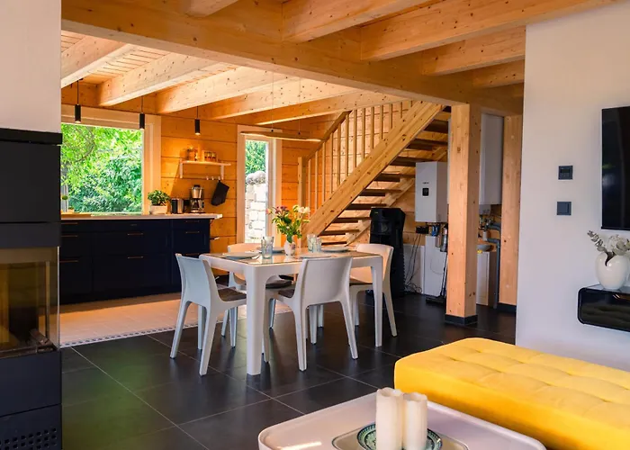 Bamboo-garden Am Hengstberg Bei Dresden شاليه *