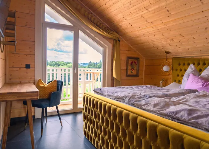 Bamboo-garden Am Hengstberg Bei Dresden شاليه