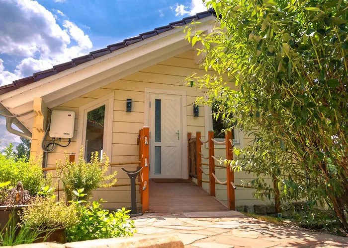 شاليه Bamboo-garden Am Hengstberg Bei Dresden Bannewitz